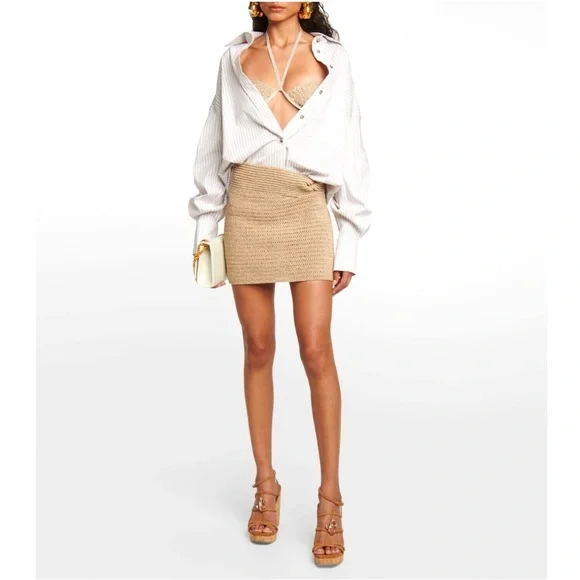 Jimmy Choo - JC 110 Goat Leather Suede Wedge Sandal 39/US9 - Picture 3 of 9